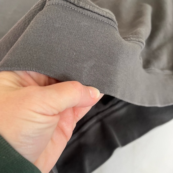 MATE The Label Organic Cotton Crewneck Gray sweatshirt size medium - Picture 8 of 8